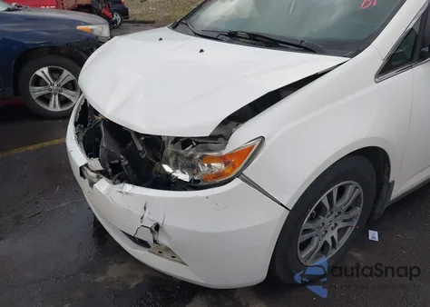 2012 Honda Odyssey Ex-L from USA, damaged, VIN 5FNRL5H67CB111669